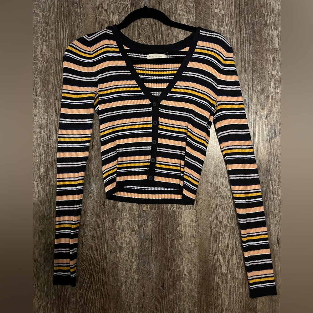 Long sleeve LA Hearts crop top (pacsun) size S